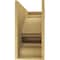 Ekena Millwork 11"W x 33"D x 22"H Classic Diane Rough Cedar Woodgrain TimberThane Corbel, Primed Tan CORUR11X33X22DIARCPR - alternate 2